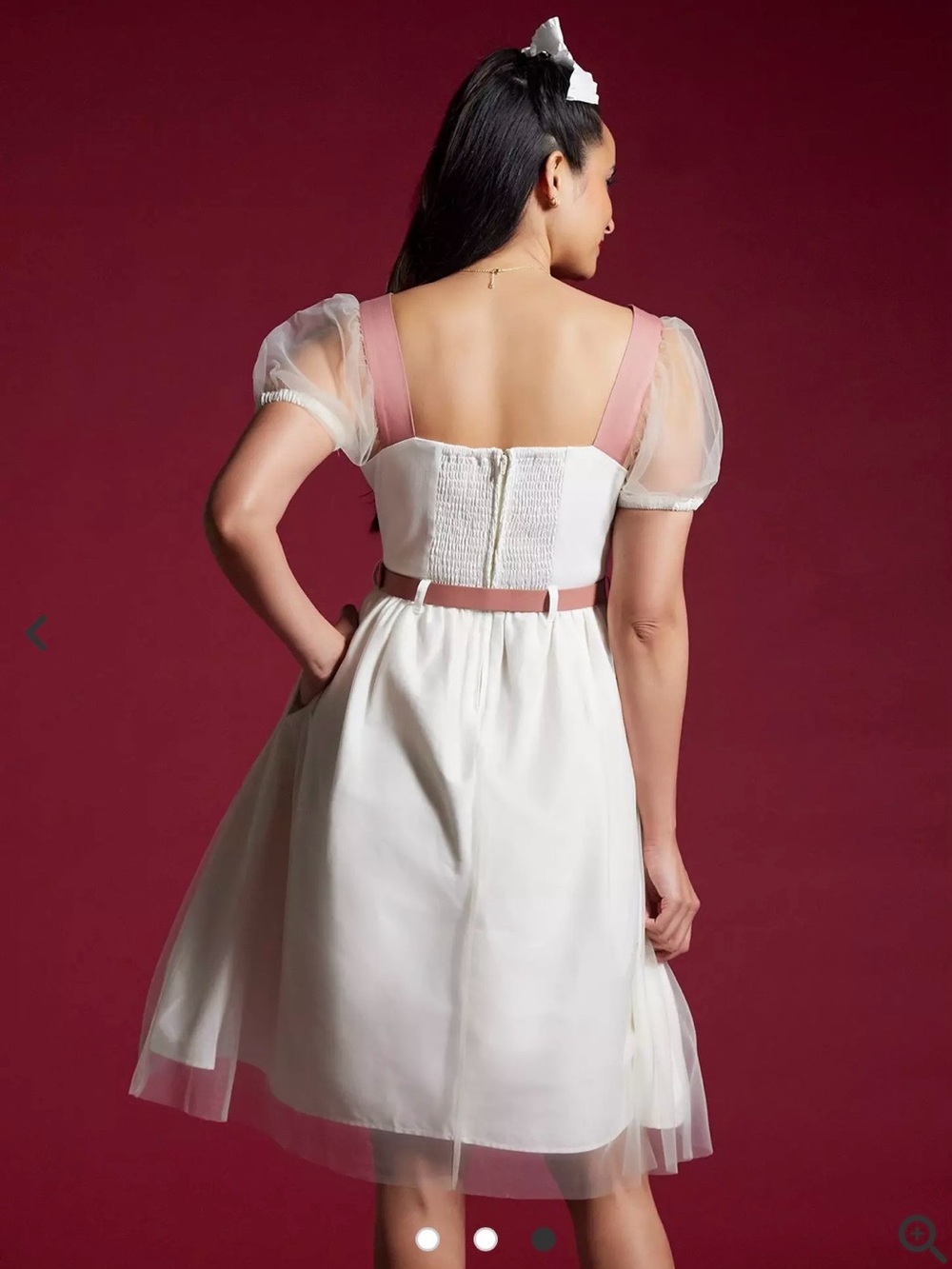 Her Universe Disney Bambi Retro Puff Sleeve Dress - Picture 3 of 7